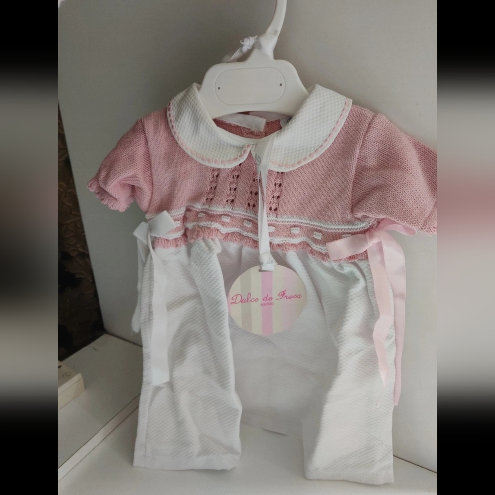 NWT half knitted dress set